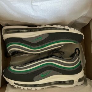 Nike Air Max 97 Sneakers - Green and Gray